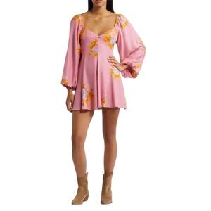 Free People Francesca Floral Minidress